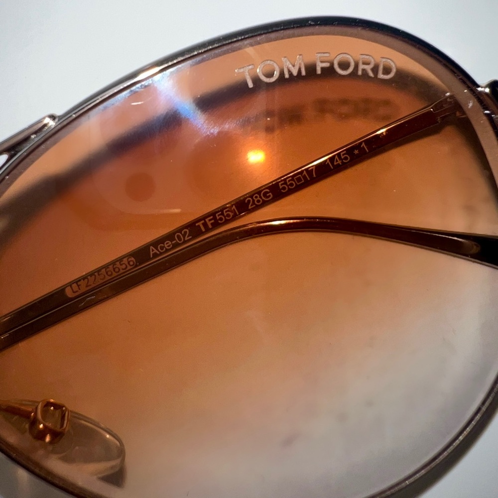 TOM FORD “Charles Metal Aviator” Sunglasses